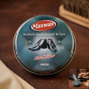 Maxwax Black Shoe Polish Cream (1 Pc, 15 Gm)