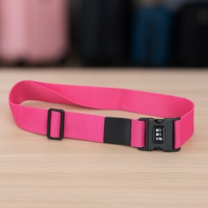 Luggage Strap with 3-Digit Combination Lock - (1 Pc)