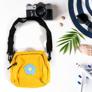 Solid Color Shoulder Crossbody Bag – Trendy Small Square Bag for Students