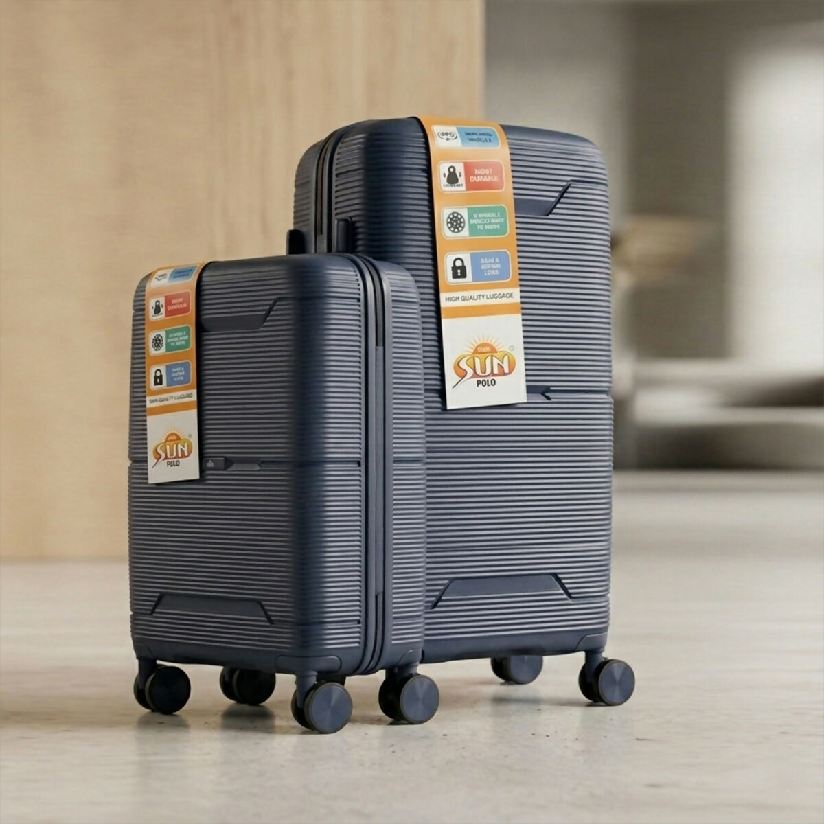 Premium Hard Shell Travel Luggage Set with Spinner Wheels - Image 10