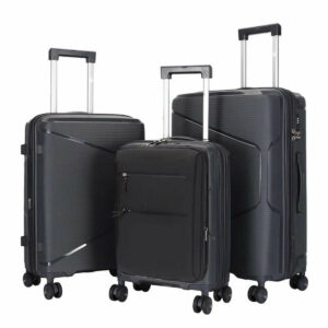 3-Piece Hardshell Luggage Set with Spinner Wheels & TSA Lock