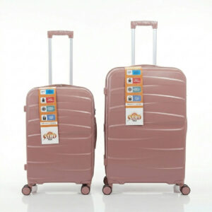 Premium Hard Shell Trolley Luggage Travel Suitcase with Spinner Wheels & Secure Lock