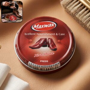 Maxwax Brown Shoe Polish Cream (1 Pc, 15 Gm)