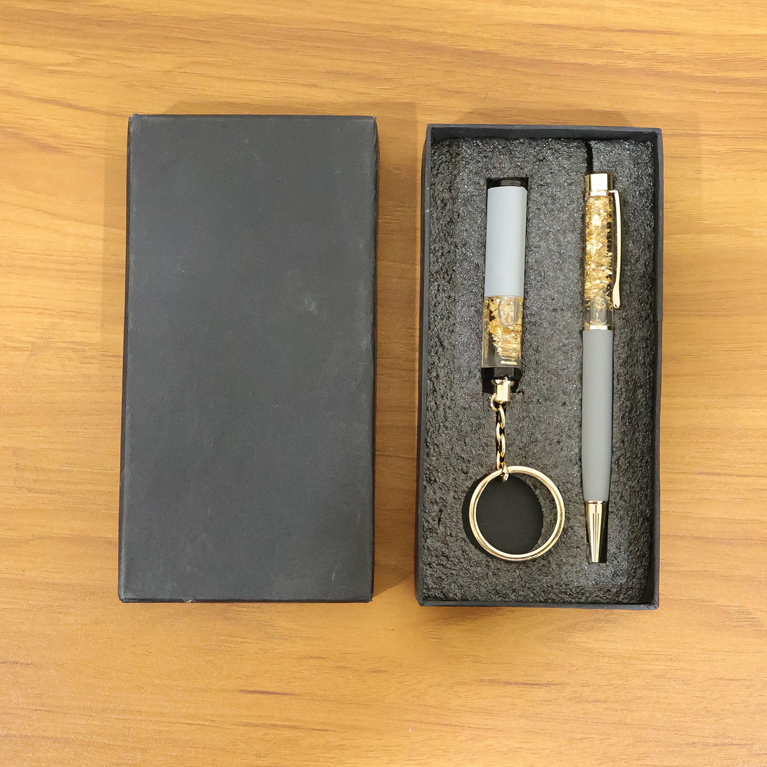 Customized Premium 2 In 1 Keychain and Pen Combo Gift Set - Image 9