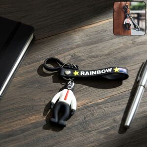 Stylish Cartoon Man Figure Keychain (1 Pc)