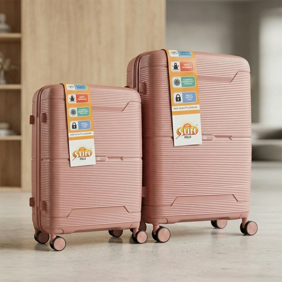 Premium Hard Shell Travel Luggage Set with Spinner Wheels - Image 13