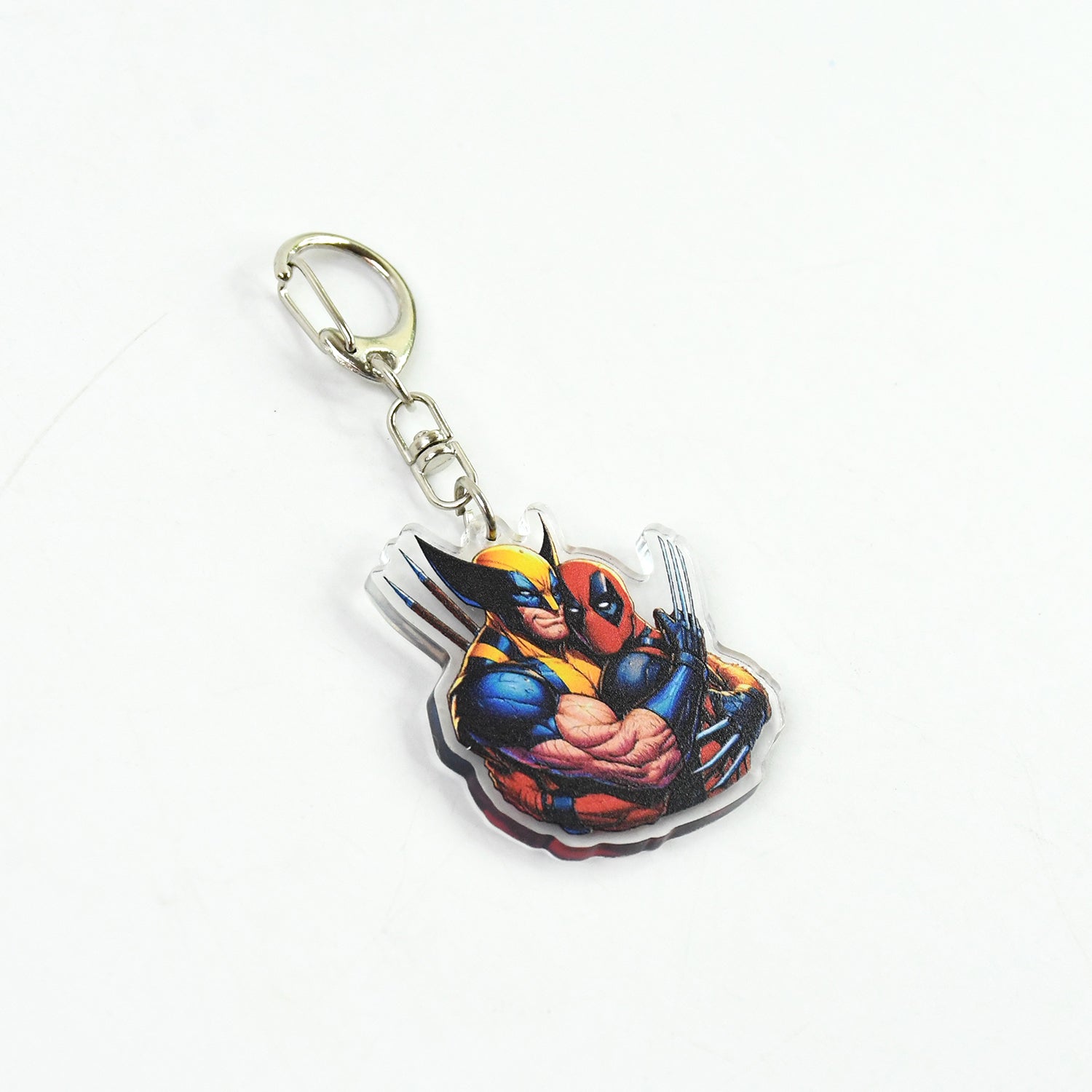 Cartoon Character Acrylic Keychain with Metal Clip - Image 5