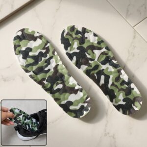 Camouflage Comfort Shoe Insoles Soft Cushion (1 Pair, 35 To 38 Size)